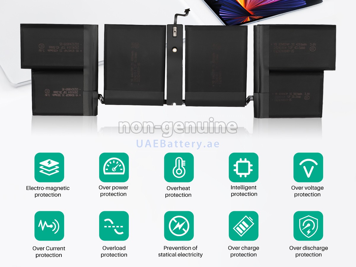 بطارية Apple MacBook Pro M3 MAX 16 CPU 40 GPU 14-inch A2992