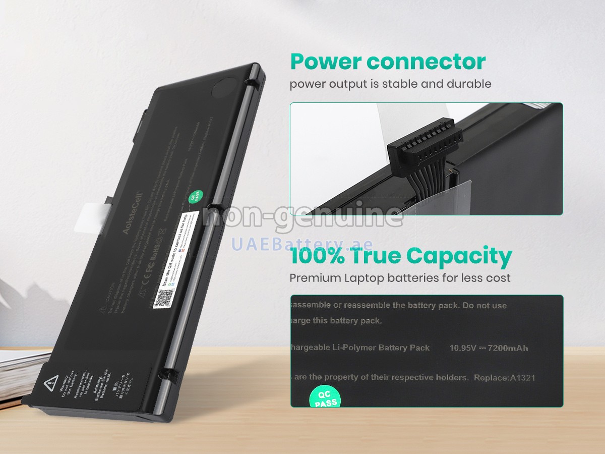 بطارية Apple MacBook Pro MC372LL/A 15.4 inch