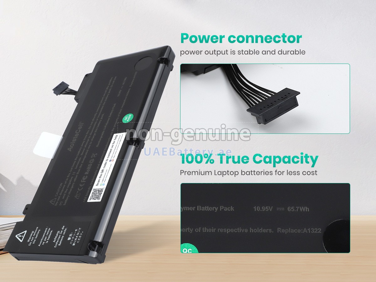 بطارية Apple MacBook Pro Core I5 2.4GHZ 13.3 inch A1278(EMC 2555*)