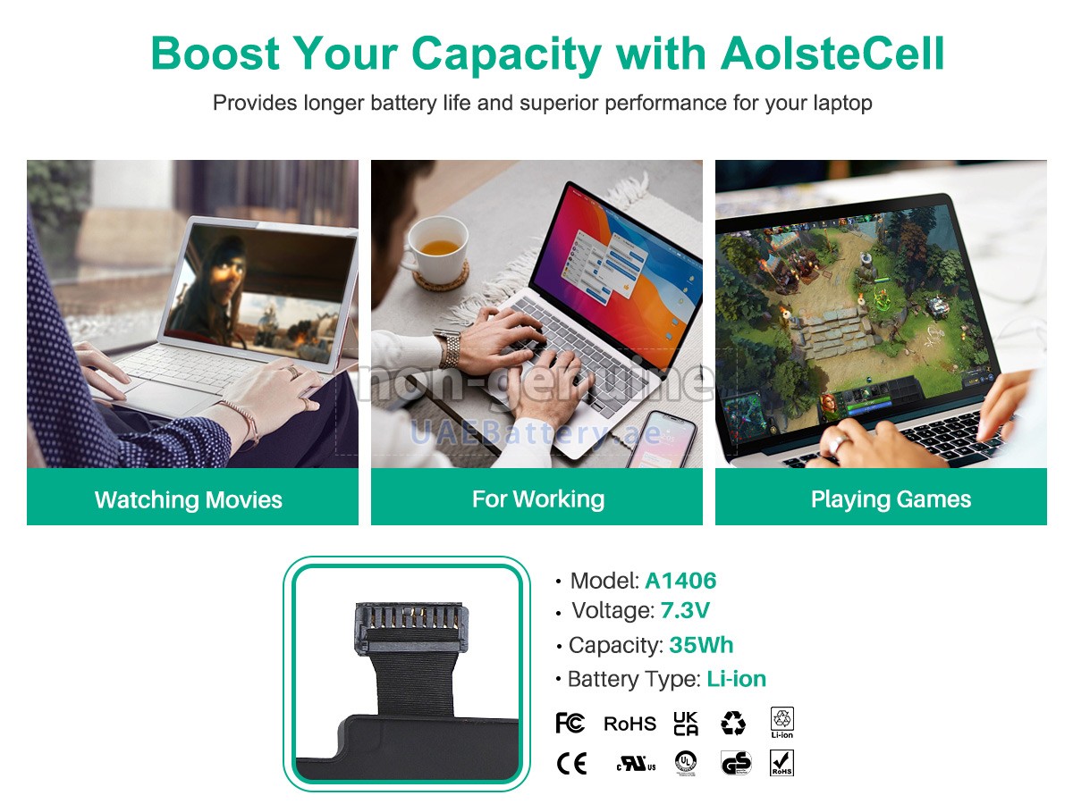 بطارية Apple MacBook Air 11.6 inch MC968CH/A