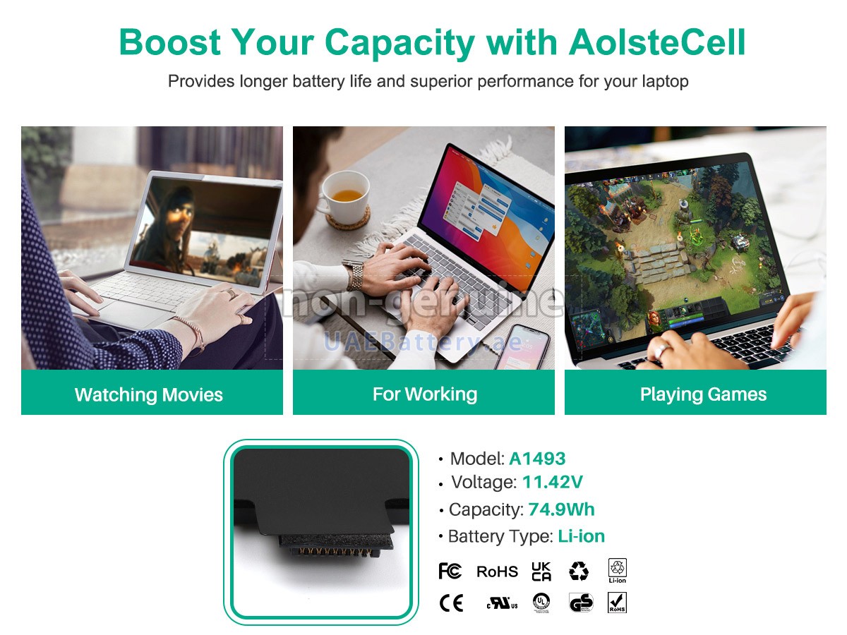 بطارية Apple MacBook Pro 13_ Retina _Core I5_ 2.6G Mid-2014