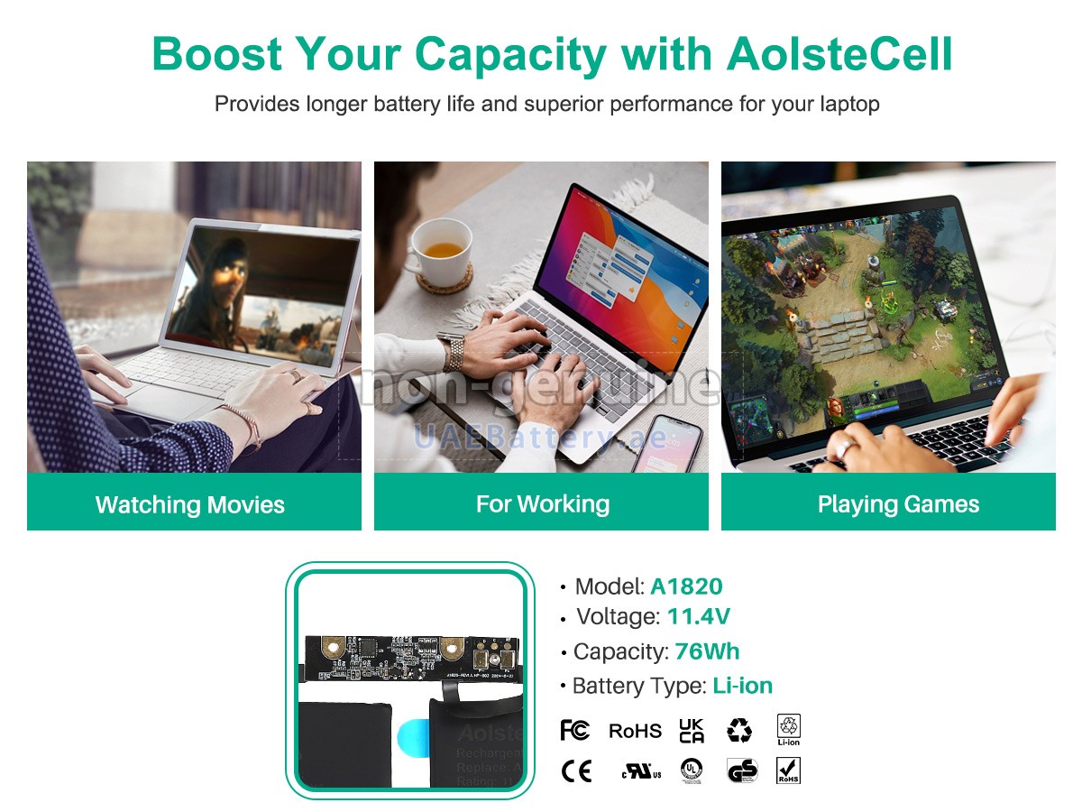 بطارية Apple MacBook Pro 15.4 inch TOUCH MPTR2LL/A*