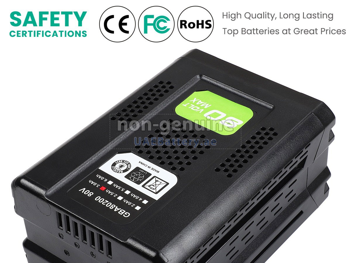 بطارية Greenworks GBA80400
