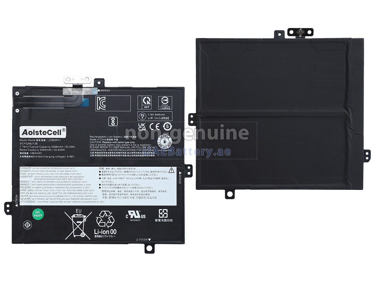 بطارية Lenovo IdeaPad DUET 3 11IAN8-82XK006ARM